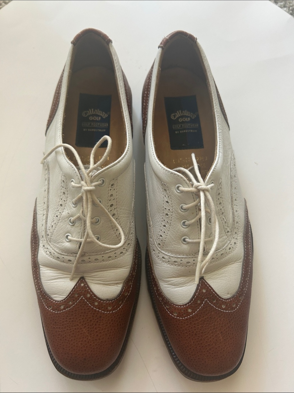 Vintage Callaway Golf by Nordstrom Made in Italy Leather Golf Shoes Women’s 9